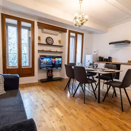 Apartment Art Deco Et Vue Gassendi King Size Clim *